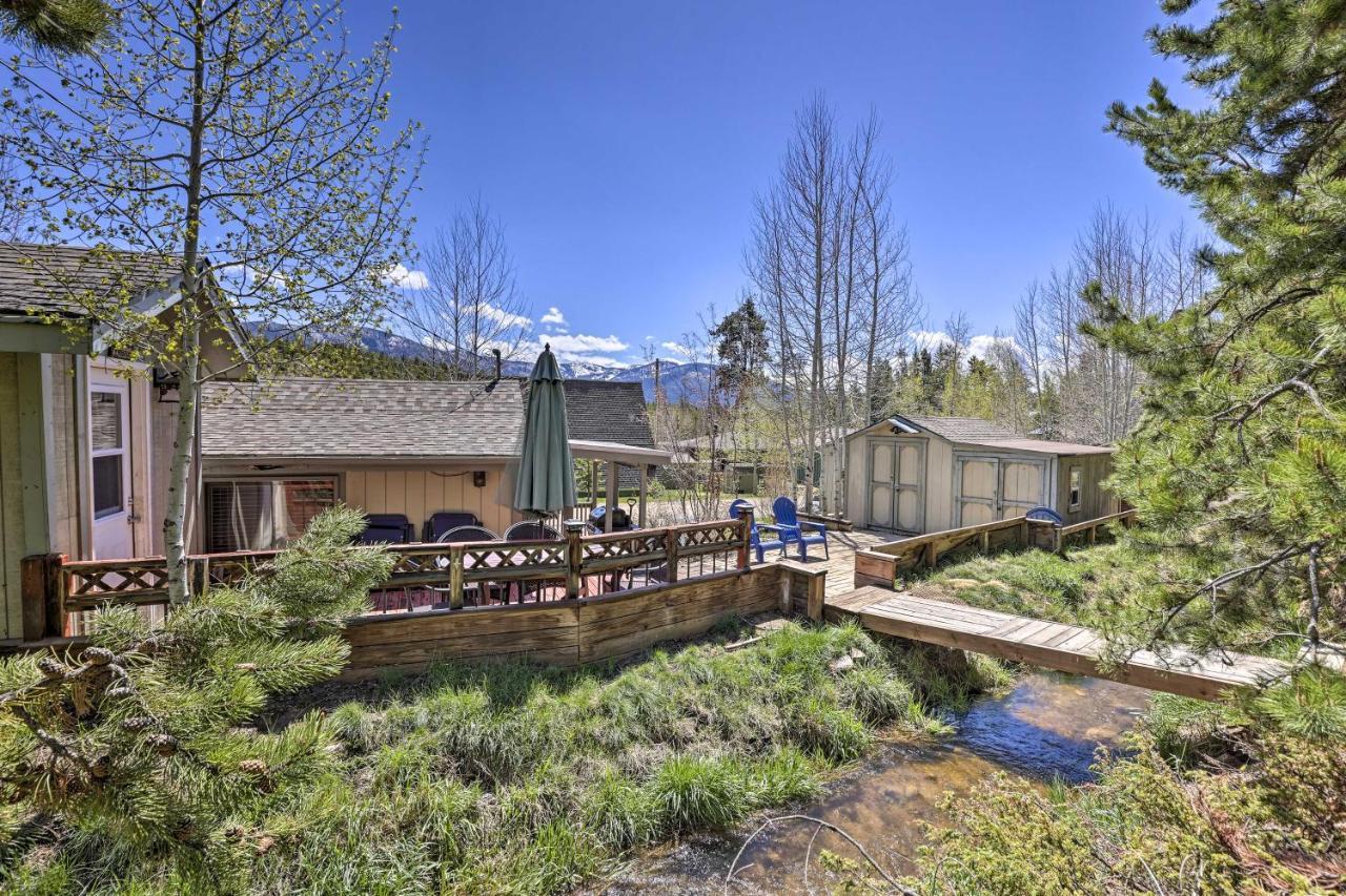 Grand Lake Home Fireplace, Deck And Mountain Views Εξωτερικό φωτογραφία